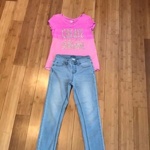 Girls justice outfit size 8
